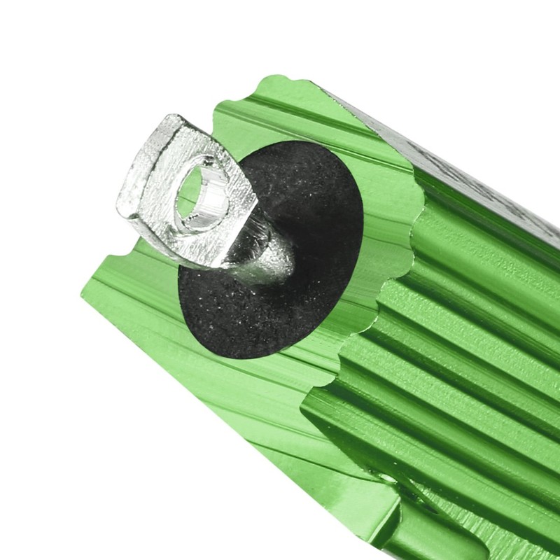 sourcing map Aluminium Housing Resistor 10W 10 Ohm Green Wirewound