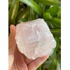 GAF TREASURES X-Large Pink Calcite Calcite Rough Natural Stones, Raw