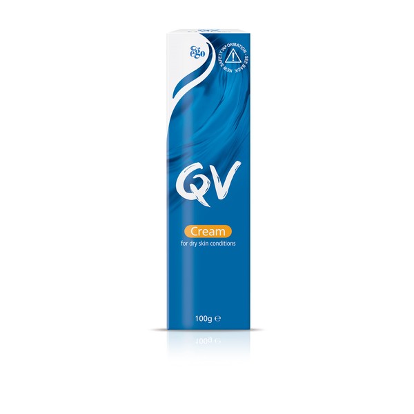 QV Cream Highly concentrated moisturising cream for dry skin 100ml, Fragrance Free, 100 gram