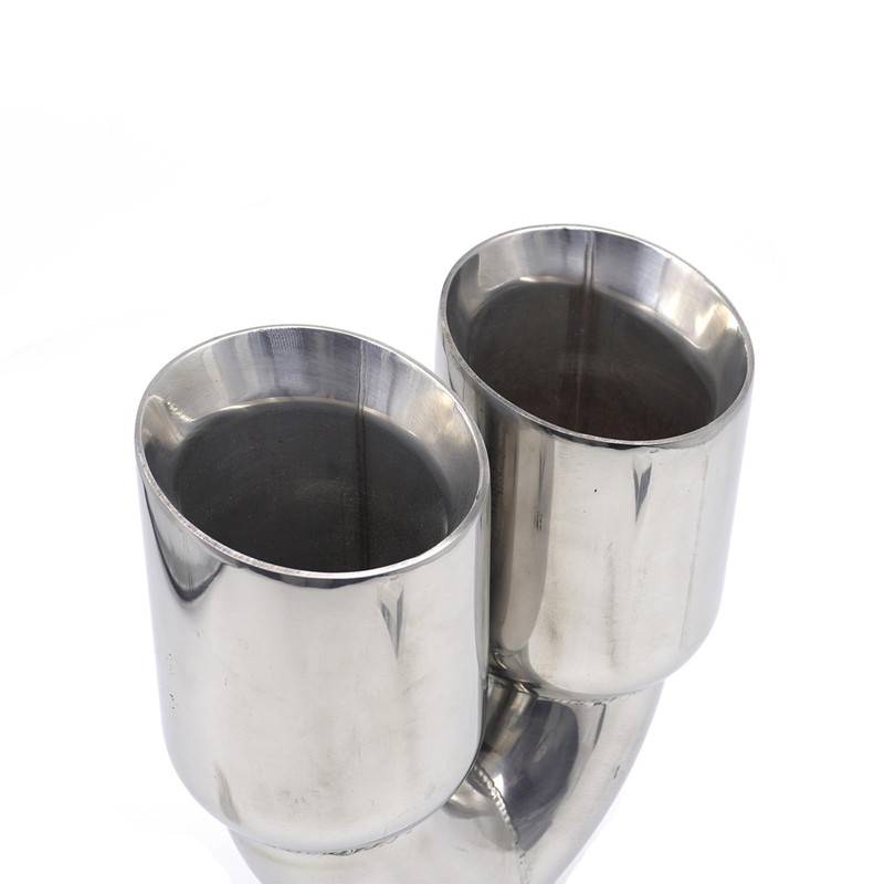 Madlife Garage 2.5" Inlet 3.5" Outlet Dual Exhaust Tip Stainless