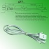 6 ft /1.9M White Lamp Cord with Switch,1 Pack 2