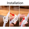 Water Flow Control Tube Clamp, 4 Pcs 5-8mm Plastic Adjustable