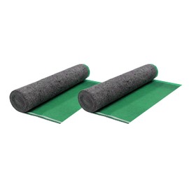 AMERIQUE 691322306941 200SQFT 3.2MM 3-in-1 Underlayment Felt, 300SQFT, Emerald Green, 200 Square Feet