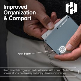 Hayvenhurst Wallet - Stonewashed (Grey): Cash Strap