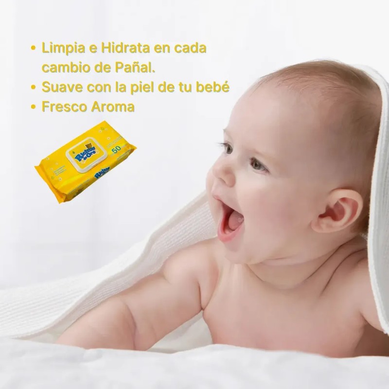 Toallitas húmedas Ricitos de Oro 50 u pack x 24