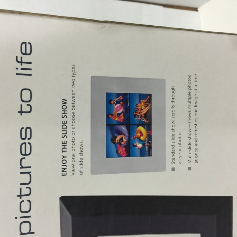 Brookstone My Life 8" Digital Picture Frame