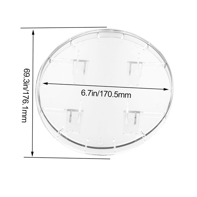 TOKDOOT Plastic Meter Blank replacement for Milbank 6002,Plastic Electric Meter