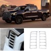 MXtech-23 Chrome Front Headlights Grille Vent Trim Cover Frame for