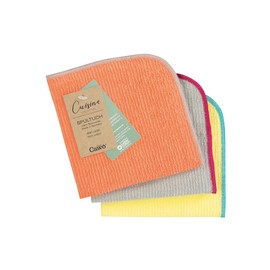Cawö Dish Cloth Trio (Pack of 3) Mandarin / Lemon 30 x 30 cm