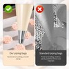 110Pcs Icing Piping Kit, Steel Tips, Disposable Piping Bags and