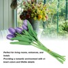 10pcs Artificial Tulip Flowers High Simulation Flowers Decor for Living