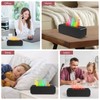 LOFICOPER Flame Fire Diffuser Humidifier, Colorful Essential Oil Diffuser, 250ml