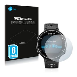 Savvies 6 Pack Screen Protector compatible with Garmin Forerunner 230 Protection Film Clear