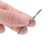 HARFINGTON 10pcs 100-120 Grits Diamond Grinding Bit 2.5mm Oval Head
