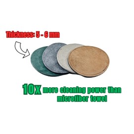 Strikeclub Bowling Ball Shammy Towel | Oval Shape Dual Sides Leather Bowling Towel | Easy Wipe Off Dirt & Oil to Boost Precision | Bowling Accessories (2-Towels)