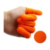 Pack of 100 Rubber Finger Cots Latex Finger Covers Non-Slip