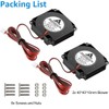 GDSTIME 2 Pack 40mm Blower Fan 12V 40x40x10mm 4010 DC