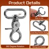 sourcing map 6Pcs Swivel Snap Hook, 32mm(1 1/4") Trigger Snap