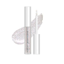 XIXI Box Liquid Eyeshadow with Glitter, Fresh Texture, Good Color, Stackable, Portable, #06 Icy Blue Flash