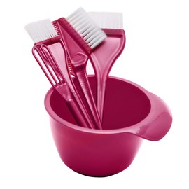 SAFIGLE 1 Set Hair Dyeing Kit Professional Hair Coloring Tool Set with Mixing Bowl Brush and Comb for Easy Application and Smooth Results