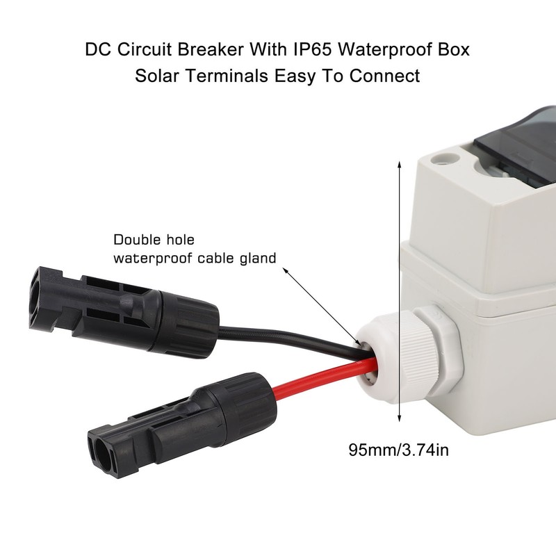 63A PV Circuit Breaker Solar Miniature Circuit Breaker with IP65