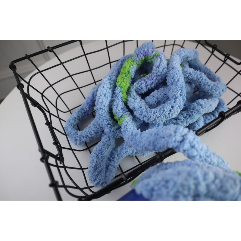 MSD&FT 4 Skeins Chunky Chenille Yarn Blanket Yarn (202408)