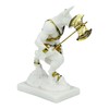 Minotaur with Double Axe Greek Monster Statue Sculpture Cast Marble