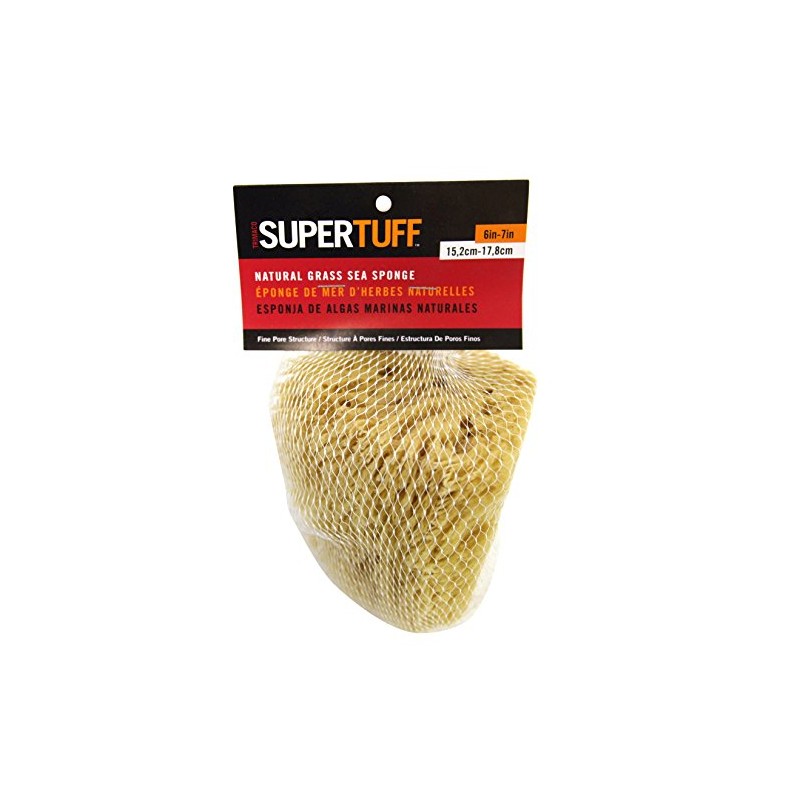 Trimaco SuperTuff Natural Grass Sea Sponge, 6-7-inches (10131)