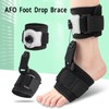 AFO Foot Drop Brace Adjustable Day Night Ankle Support Drop