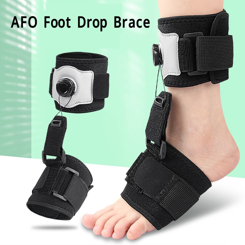 AFO Foot Drop Brace Adjustable Day Night Ankle Support Drop