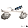 Proox Double Shower Head with Built-in Valve, High Pressure 6