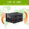 ZGROCK 1500W Voltage Converter Transformer Heavy Duty Step Up/Down- 110