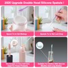 9 Pieces Mini Silicone Spatula-Makeup Spatula-Small Silicone Spatula-Thin Spatula Set