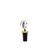 Alessi Bottle Stopper, Black, Plastic, Cylindrical, Wine-Bottle-Stoppers