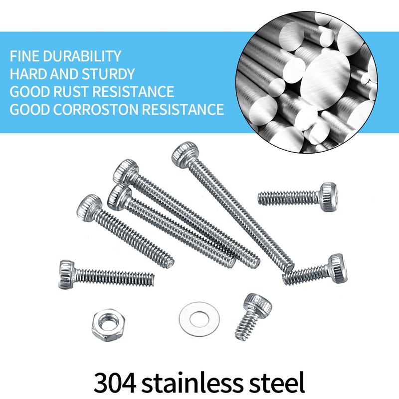 410 Piece M2 Hex Socket Screw Set, 304 Stainless Steel