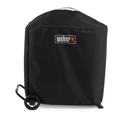 Weber Premium cover for Traveler Compact Grill, breathable, UV and water resistant, protection against wind and weather, grill cover, BBQ cover, black (3400280)