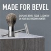 Bevel Cepillo de afeitado y soporte de afeitado de seguridad,