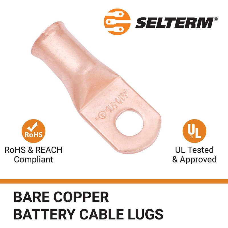 SELTERM 1/0 AWG 5/16" Stud (5 pcs.) UL Heavy Duty