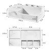 Luxspire Bathroom Counter Organizer, Marble Toothbrush Holder for Bathroom 6
