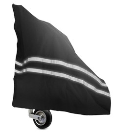 Drawbar Cover for Caravans and Trailers, Drawbar Cover Made of 600D Oxford Fabric, Black, Waterproof, UV-Resistant, Robust Tear Resistance for Camping and Travel (All-Weather Protection)
