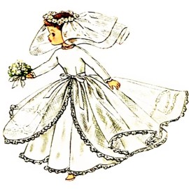 10-1/2"  Doll Clothes Pattern For Little Miss Revlon, Miss Ginger & Others