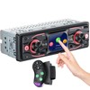 Single DIN Car Stereo with Touchscreen, Bluetooth Audio, Car Radio