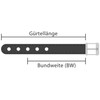 FashionCHIMP® Basic Rivet Belt Made from 100% Real Leather, Made