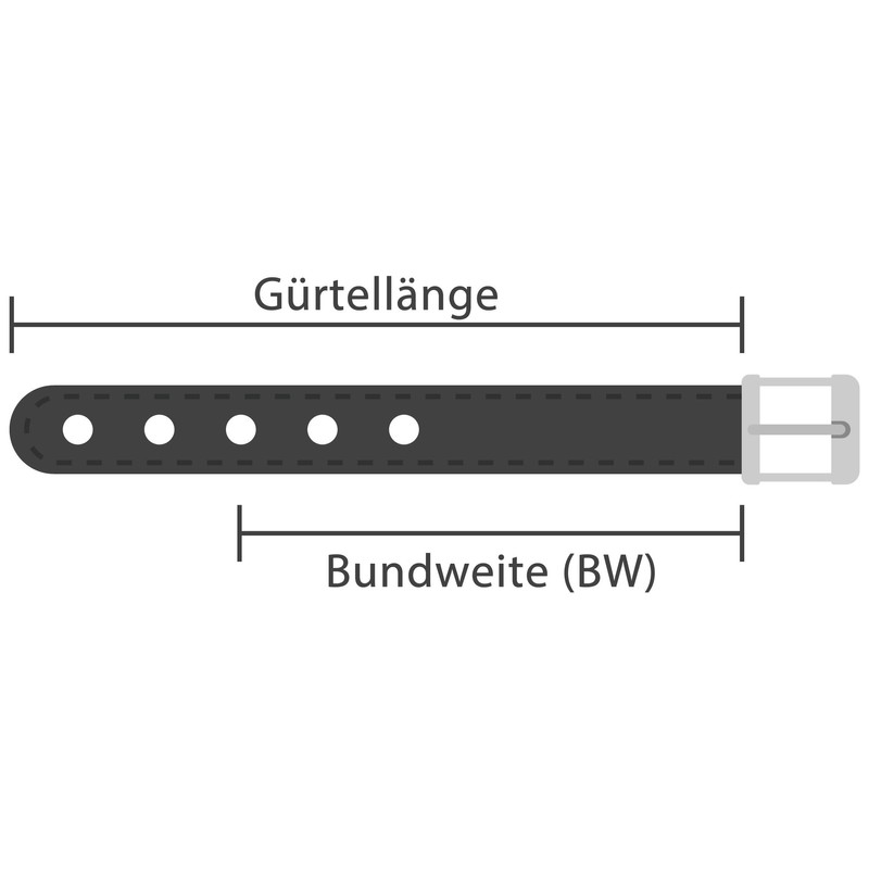 FashionCHIMP® Basic Rivet Belt Made from 100% Real Leather, Made