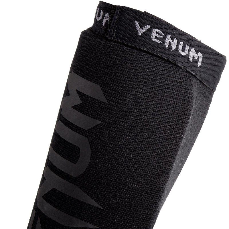 Venum, Kontact Shin Guards, Men's, XL, Black/Black
