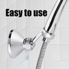 1 Piece Shower Head Bracket and 2 Pieces Plastic Hooks,