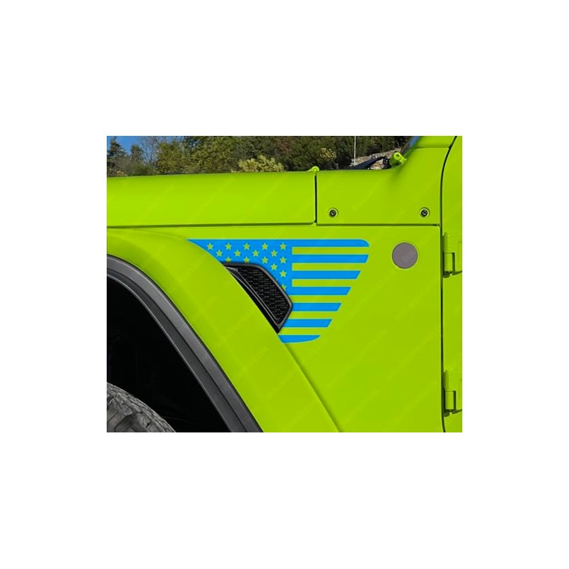 Skull Daddy Graphics Standard Fender Vent Flags Decals Compatible with
