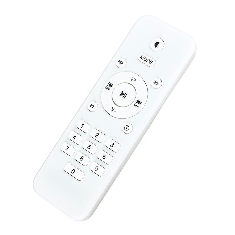 Rplace Remote Control Compatible with Klim Boombox B4 CD Player