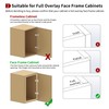 STIANC 20 Pack Full Overlay Face Frame Soft Close Concealed