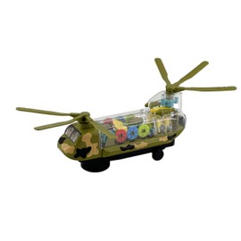 KIDDO TOYS Light-Up Army Gears Helicopter